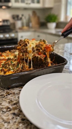 Philly Cheesesteak Casserole