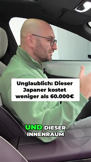 Schöner Innenraum eines japanischen Autos