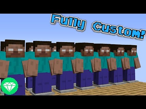Make Custom Player Statues in Vanilla Minecraft 1.16.2