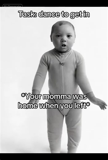 Task: dance to get in #aibaby #dance | dance to get in