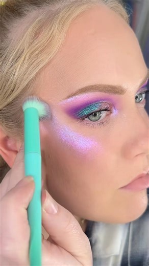 This Made My Green Blue Eyes Pop! #makeup #asmr