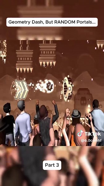 Geometry Dash Gameplay with Random Portals