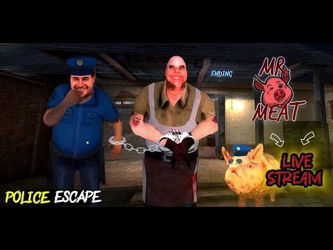 Mr.meat horror Escape ?💀 #shorts #gameplay #horror #shortsfeed #livestream #hounted #mrmeat #games