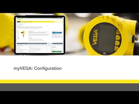 How to configure a sensor with myVEGA