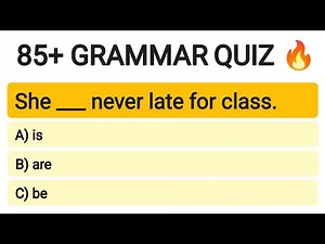 85 English Grammar Quizzes to Test Your Skills | Ultimate Grammar Challenge