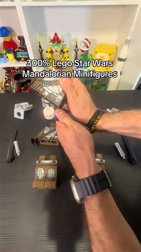 300% Lego Star Wars Mandalorian Minifigures 🔥#lego #legostarwars #legobuild #starwars #afol #fyp