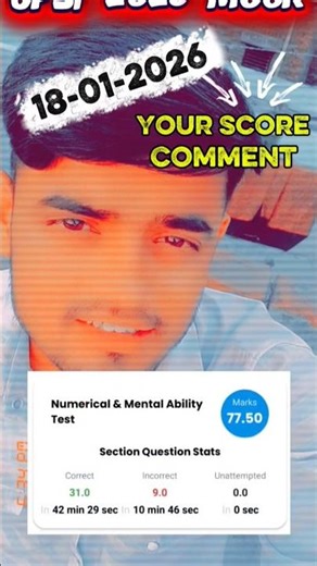 UP SI Mock Test Result 😱 | 275/400 🔥 | Rank 15307 | Reality Check 💯