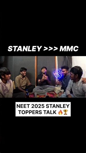 STANLEY over MMC 🤯🔥😍 Goosebumps moment by NEET 2025 toppers 🔥😍 #stanley #mmc #neet2026