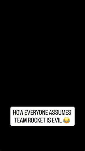 Gumbino on Instagram: "How everyone assumes team rocket is evil 😂 #pokemon #pokémon #ashketchum #pikachu #teamrocket"