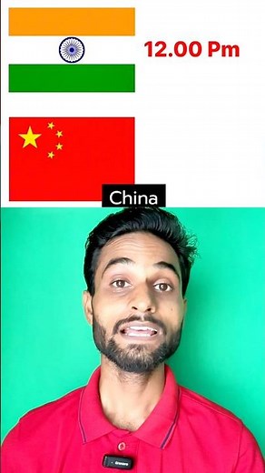 India vs Other Countries Time Difference! ⏰🌍 #shorts