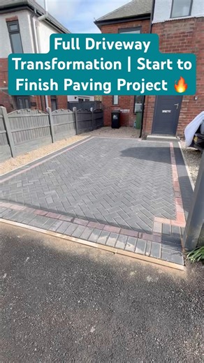 Full Driveway Transformation | Start to Finish Paving Project 🔥
