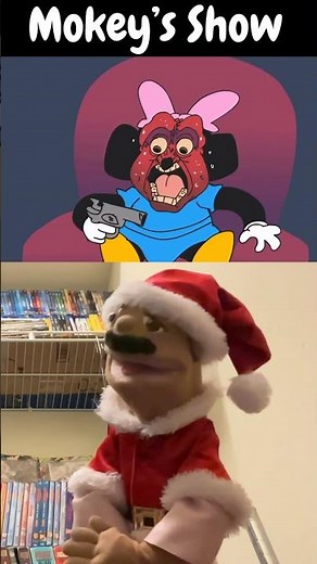 Mokey Pushes Momi Down The Stairs On Christmas | Mokey's Show