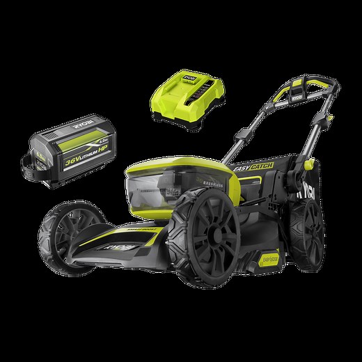 Ryobi 36V HP 46cm 6.0Ah Brushless Cordless Lawn Mower Kit R36XLMW16