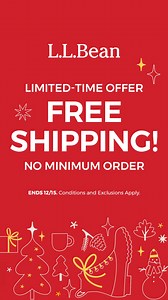 Get it there before Christmas, for free! Standard shipping is FREE for a limited time. Conditions and exclusions apply. Ends 12/15. | L.L.Bean