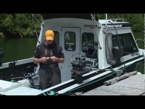 Replacing steel downrigger cable with braid