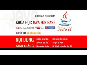 [LIVE] KHAI GIẢNG CHÍNH THỨC KHÓA HỌC JAVA BASE TẠI STANFORD