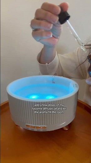There’s something so relaxing about turning on my essential oil diffuser