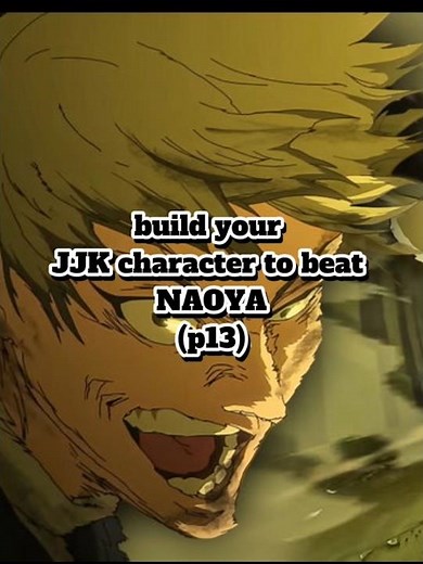 build a JJK character to beat NAOYA #jujutsukaisen #shorts #anime