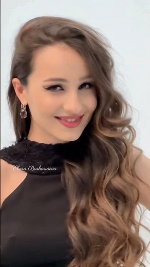 Natural Matt Silk Evening Gown by fashion designer Elvira Bashanaeva