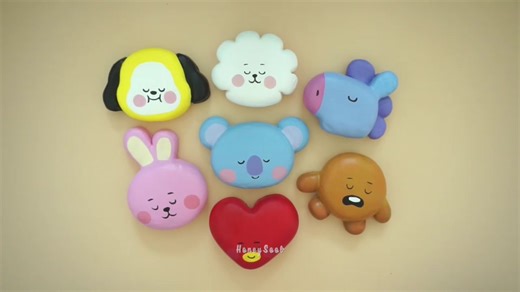 BT21 Clay Cracking ASMR