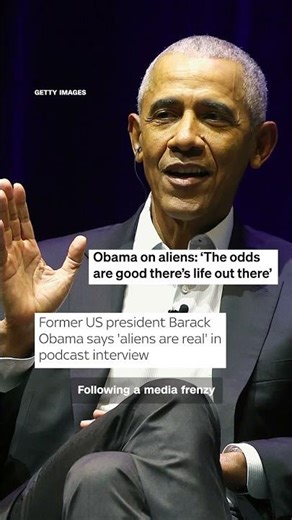 Obama said aliens exist on a podcast then posted to clarify