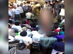 Woman tied to tree, flogged in full public view, Just 60 km from Delhi Read more here: https://goo.gl/bcmMkK | NDTV