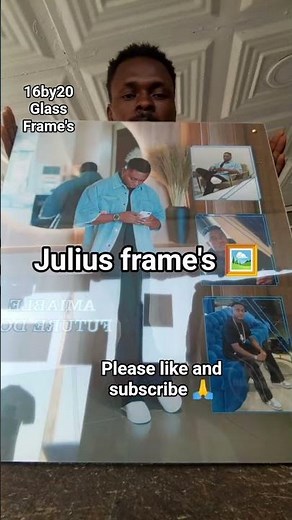 16x20 Frameless Frame with Glass