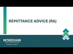 Remittance Advice (RA)