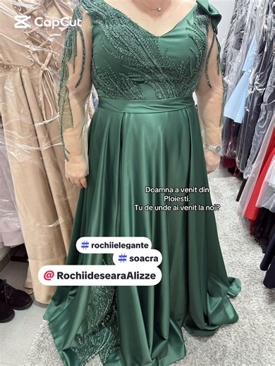 ✨ Astăzi am avut o clientă care va fi soacră în luna august. A probat mai multe rochii de seară Plus Size, iar la final una a fost aleasă 🤍 📍 Doamna a venit la noi din Ploiești. 💬 Tu de unde ai venit la noi? Așteptăm să ne scrieți în comentarii 👇 ✨ Dacă îți dorești o rochie unicat, personalizată pe corpul tău, te așteptăm cu drag! Avem peste 200 de modele disponibile in stoc,iti putem personaliza si pe comanda modelul dorit! #plussize #soacra #rochii #plussize #rochiimarimimari