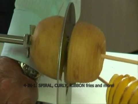 How to make Tornado Potato, Curly Fries, Tater Dogs and Ribbon Fries?