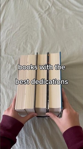 books with the best dedications