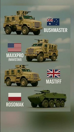 MRAP Face-Off: Australia, USA, UK, Poland