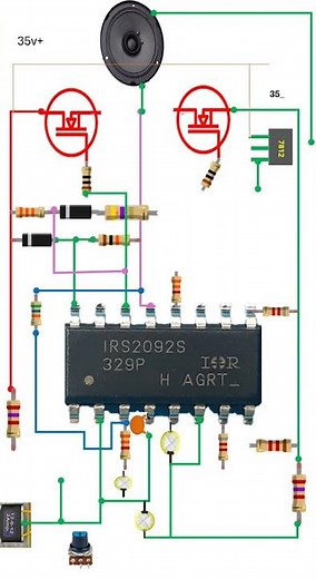 DIY High-Power IRS2092S Amplifier Build Guide