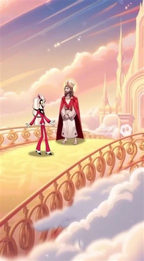 Charlie Meets Jesus Hazbin Hotel | #charlie #hazbinhotel #hazbinhoteledits #sora2