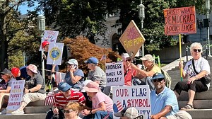 Workers rally at state Capitol as part of nationwide Labor Day protests