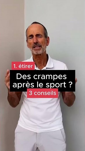Que faire en cas de crampes après le sport ?