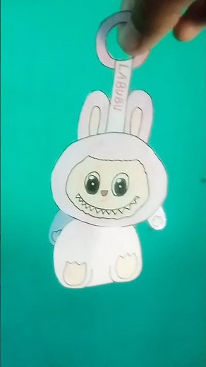 🎀hanging paper doll tutorial labubu 🎀
