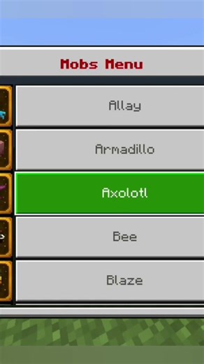 i change into minecraft mobs and blocks