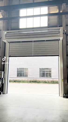 High-Speed Roller Shutter Door Workshop Insights
