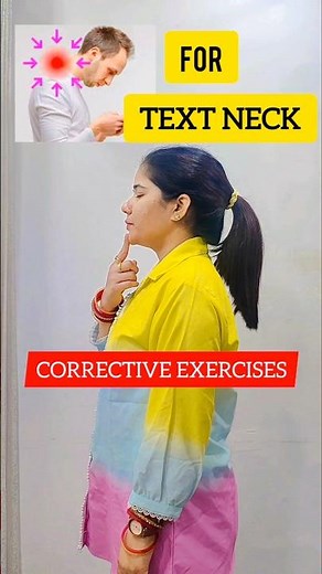 Fix Text Neck | Corrective Exercises #neckpain #textneck #cervicalpain