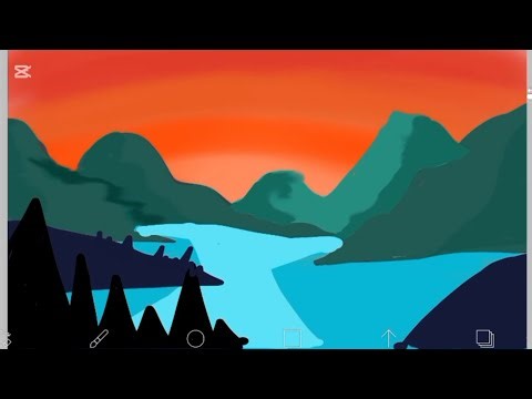 Digital Scenery Drawing #scenery #digitalscenery #drawing #digitalart