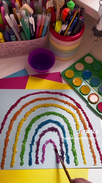 Pintura con Sal: Manualidades Creativas para Niños