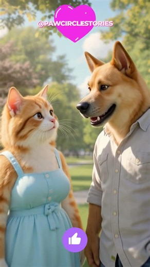 A Sunny Day with Our Little Furballs #FurryFamily#CatAndDogCouple#AnthroLove#WholesomeStory #cat