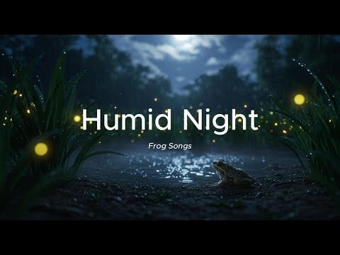 2 Hours of Frog Sounds 🐸 Humid Weather Ambience | Deep Sleep, Study, Meditation