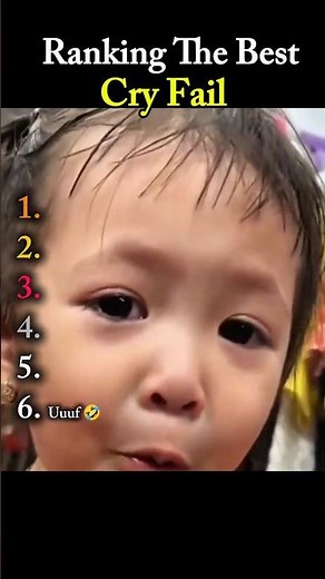 Ranking The Best Cry Fails😭 #ranking #funny #fails #cry