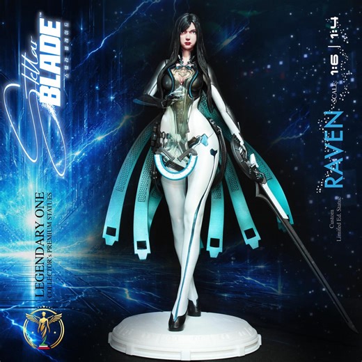 Raven Stellar Blade Premium Statue Limited Edition, Real Game Color, Design nostro, Modello esclusivo personalizzato, Foto Reali - Etsy España