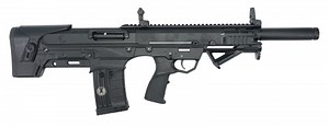 Panzer Arms Semi-Automatic Bullpup Shotgun - Black - 20" Barrel 12 GA 3" Chamber, (2) 5 Round Magazines, Adjustable Gas System - EGX500BSSB