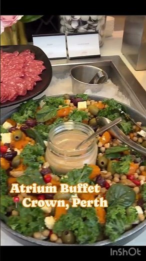 Atrium buffet at Crown Perth 👑