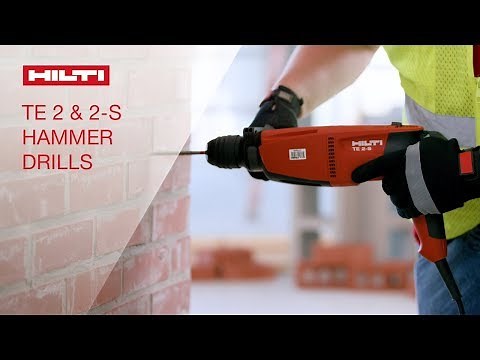 OVERVIEW of Hilti's TE 2 and TE 2-S corded SDS plus rotary hammers