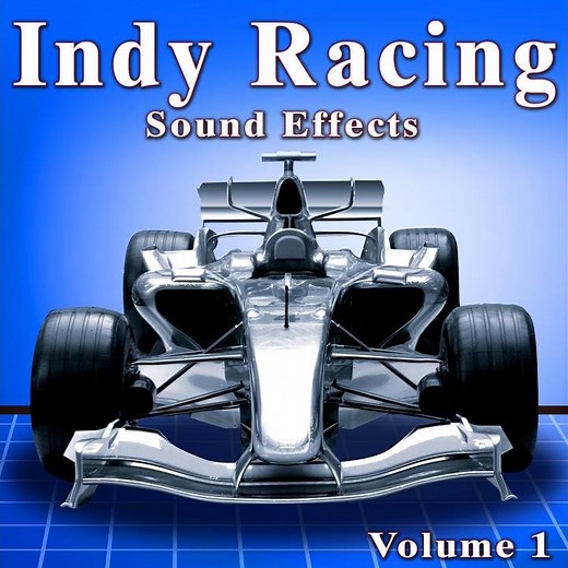 Three Cart Indy Cars Accelerating by out of Turn from Left to Right Take 2
